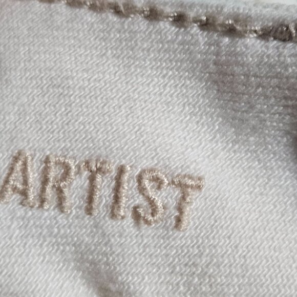 VTG American Eagle White Stretch Skinny Jeans Size 8 Button Fly Crop Ankle - Picture 14 of 16